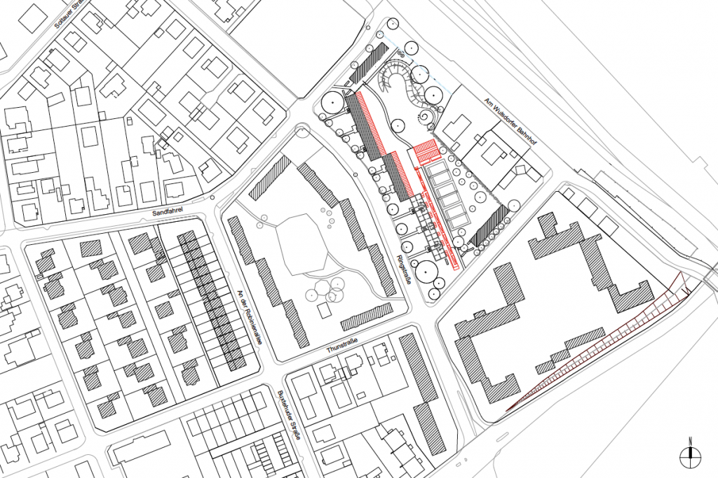 Lageplan des Projektgebiets in Bremerhaven-Wulsdorf